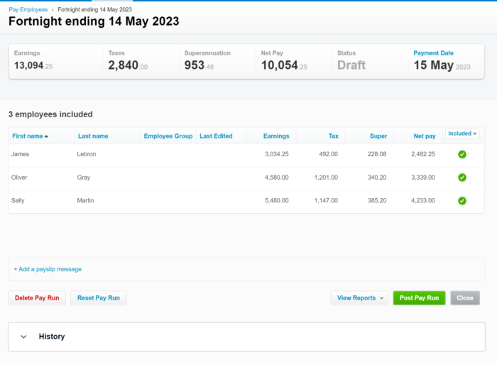 Staff Timesheets Gojee App Xero Business Management Software Staff timesheets gojee app xero business management software