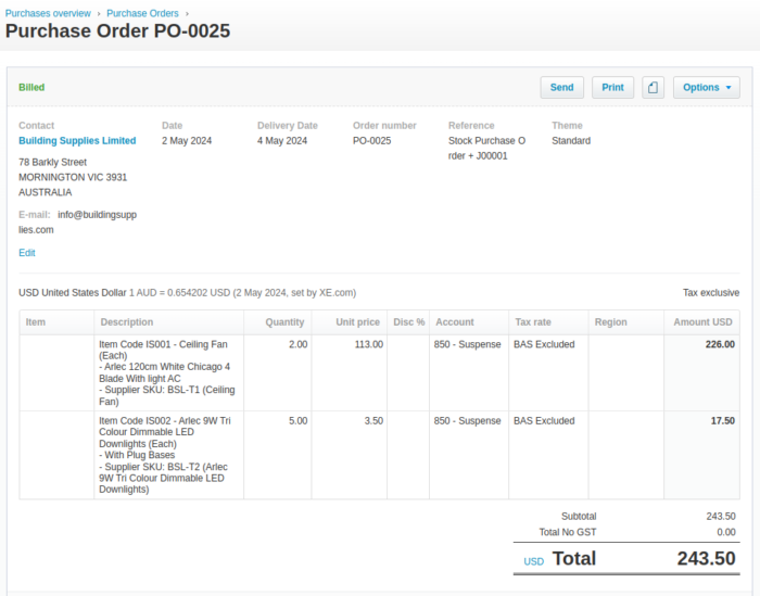 MultiCurrency Gojee App Xero Business Management Software