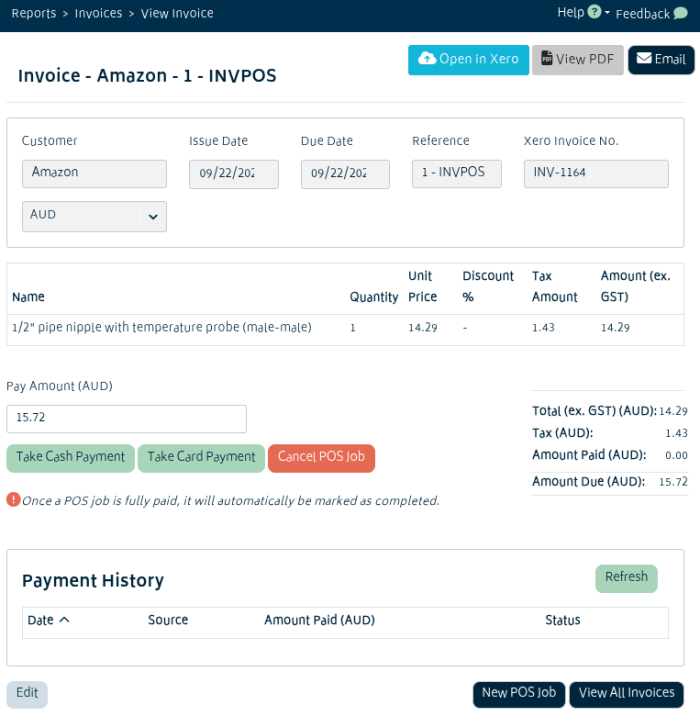 Gojee POS Jobs - Gojee App: Xero Business Management Software